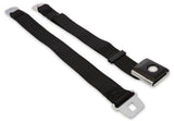 Scott Drake Push Button Seat Belt Black - SB-BK-PBSB