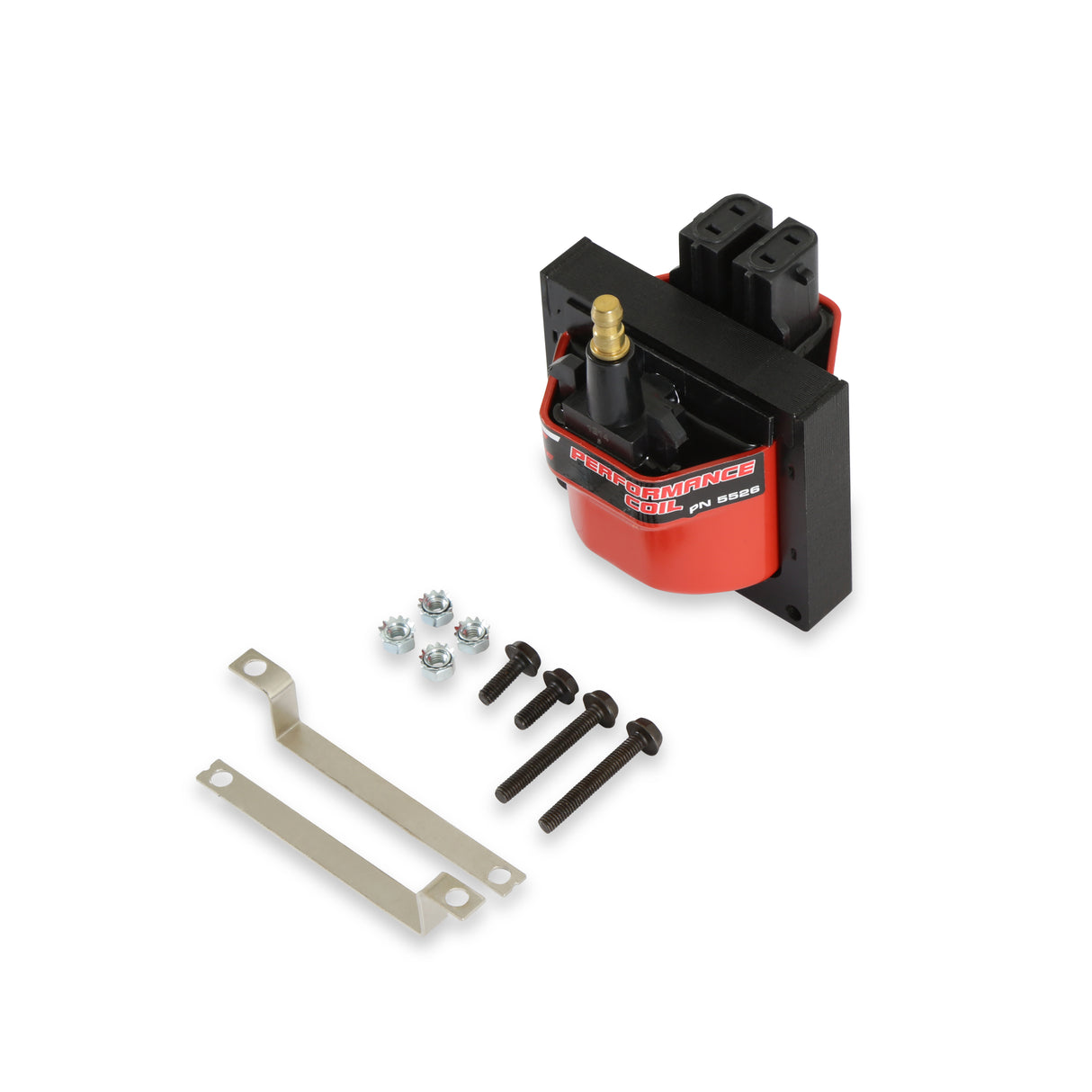 MSD Street Fire Igntiion Coil Dual Connector, Red, GM HEI distributors - 5526