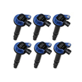 ACCEL Ignition Coil - Super Coil series - 2007-2016 Ford 3.5L/3.7L V6, Blue, 6-pack - 140061B-6