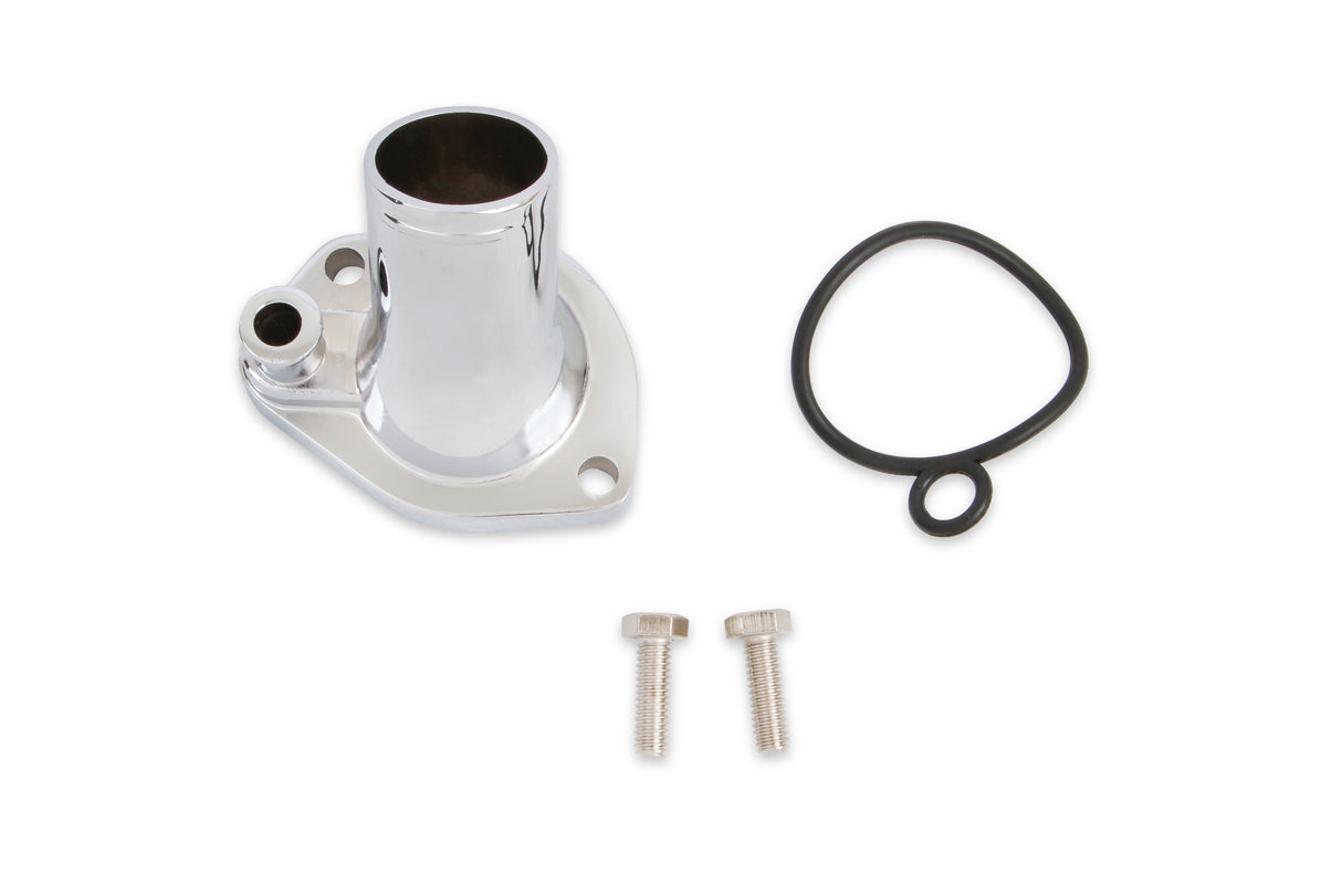 Mr Gasket O-Ring Style Chrome Water Neck - 45 Degree - 2662