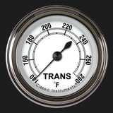 Classic Instruments Classic White 2 1/8" Transmission Temperature Gauge - CW127SLF