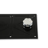 Holley 241-369 LS Valley Cover with Oil Fill - Black Billet
