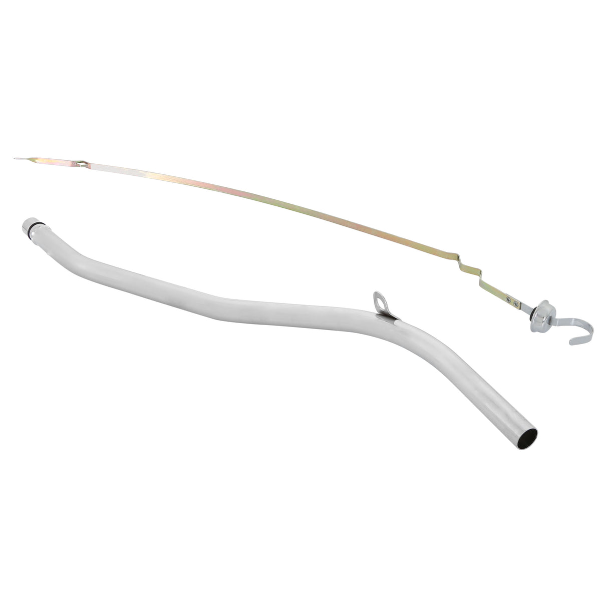 Mr Gasket Automatic Transmission Dipstick & Tube - Chrome - 9690