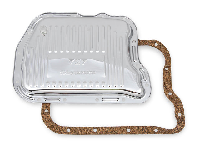 Mr Gasket Transmission Oil Pan - Chrome - 9745CMRG