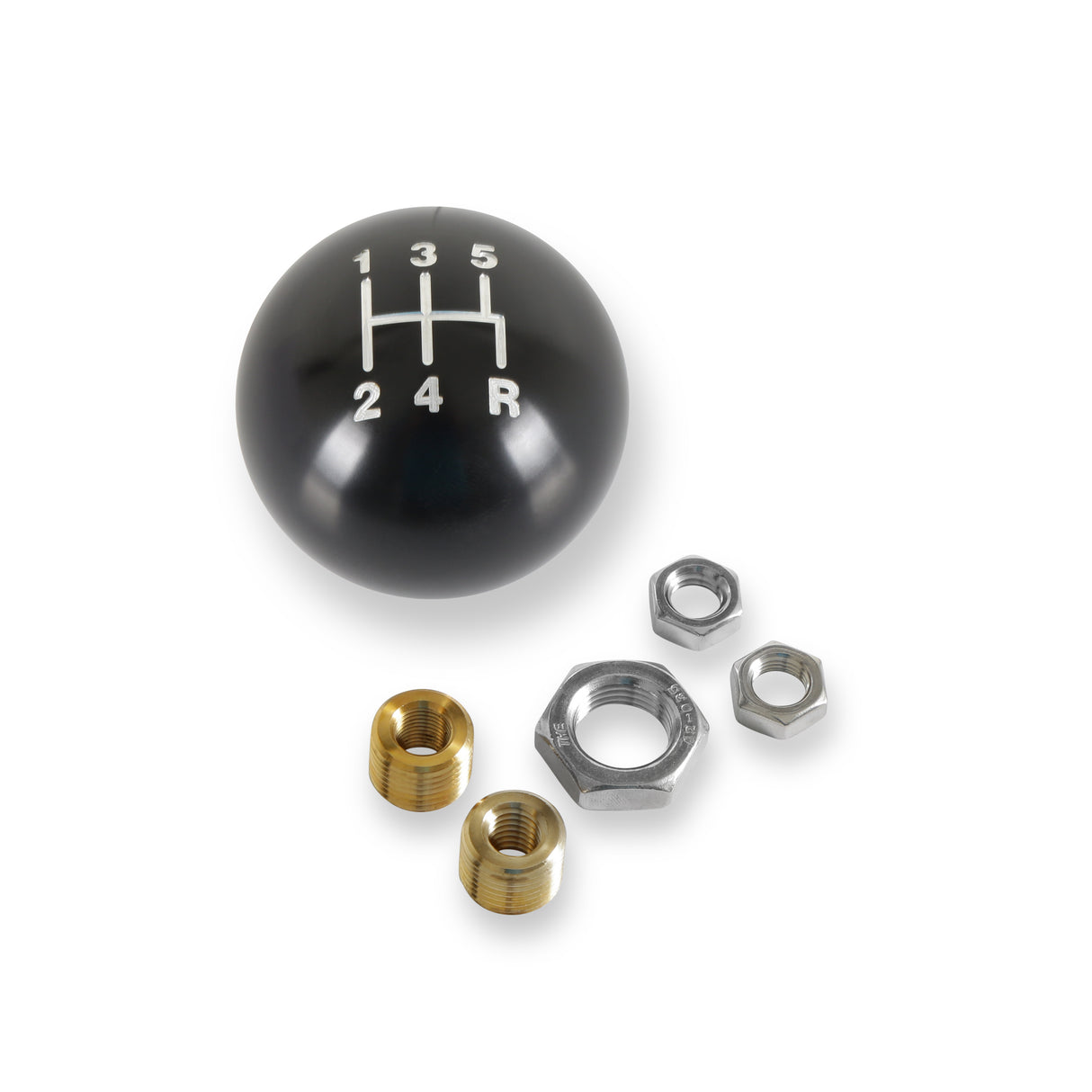 Hurst Billet Shift Knob - 5-Speed Pattern - Gloss Black - 163501HST