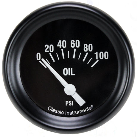 Classic Instruments HOT ROD 2IN OIL PRESS - HR81BLF