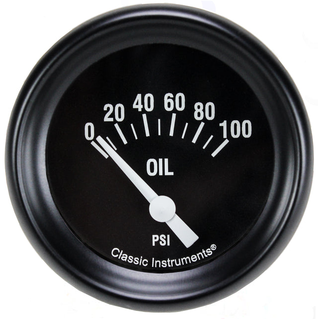 Classic Instruments HOT ROD 2IN OIL PRESS - HR81BLF