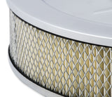 Holley 120-530 Sniper EFI Air Cleaner Assembly - 14" x 3" - Chrome