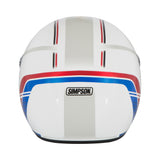 Simpson Motorcycle M30 Bandit Helmet - Lifter White - Extra Large - M30LIFT1XL