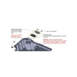 Holley 302-111 Oil Cooler Port Block-Off Plate - Ford 7.3L Godzilla