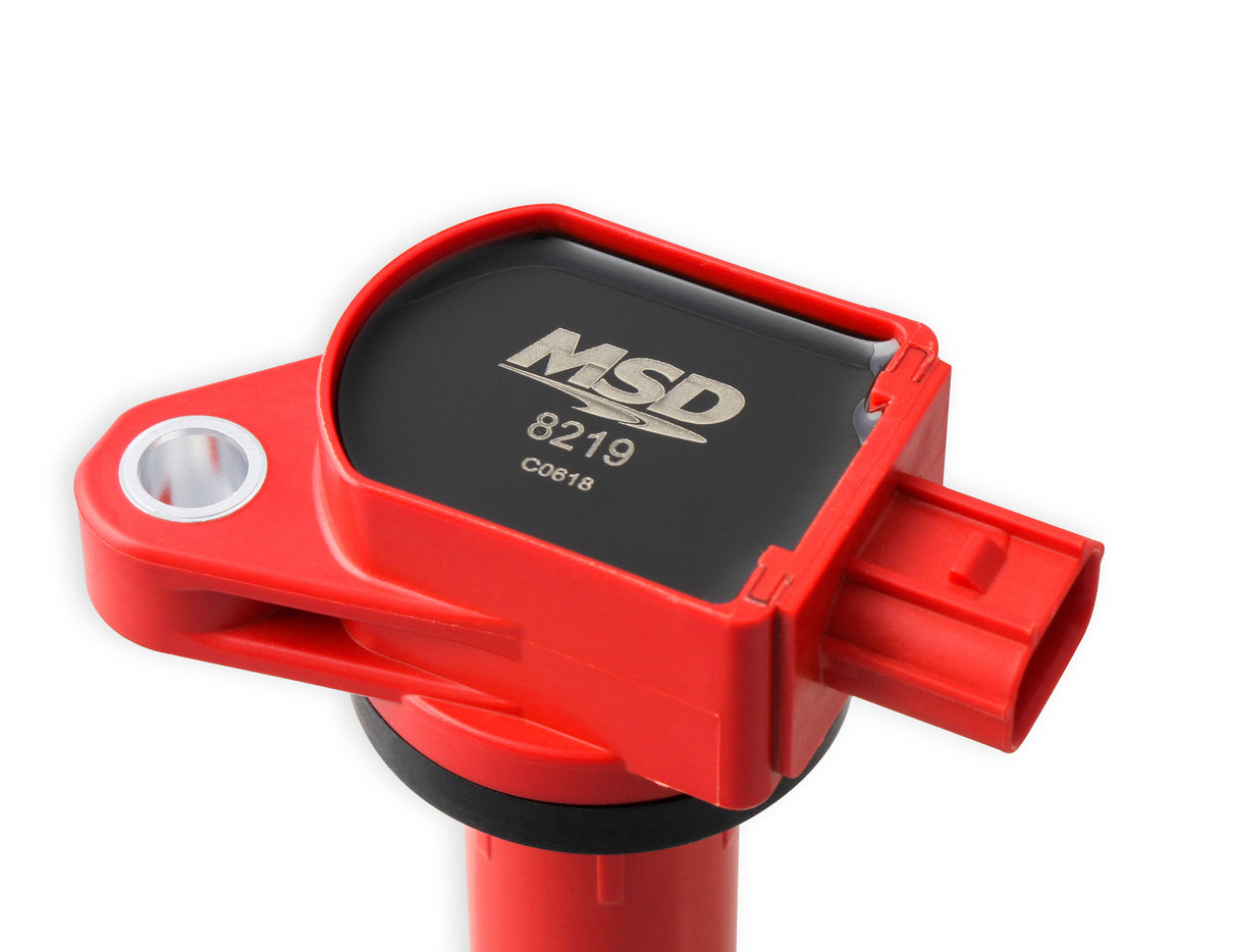 MSD Ignition Coil - Blaster Series - Honda/Acura 2.4L - Red - 4-Pack - 82194