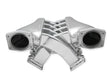 Holley 820201 Sniper EFI Fabricated Intake Manifold Dual Plenum 92mm LS1/2/6, Rail Kit - Slvr