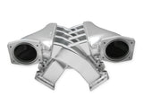 Holley 820201 Sniper EFI Fabricated Intake Manifold Dual Plenum 92mm LS1/2/6, Rail Kit - Slvr