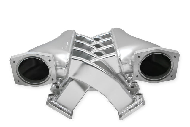 Holley 820201 Sniper EFI Fabricated Intake Manifold Dual Plenum 92mm LS1/2/6, Rail Kit - Slvr
