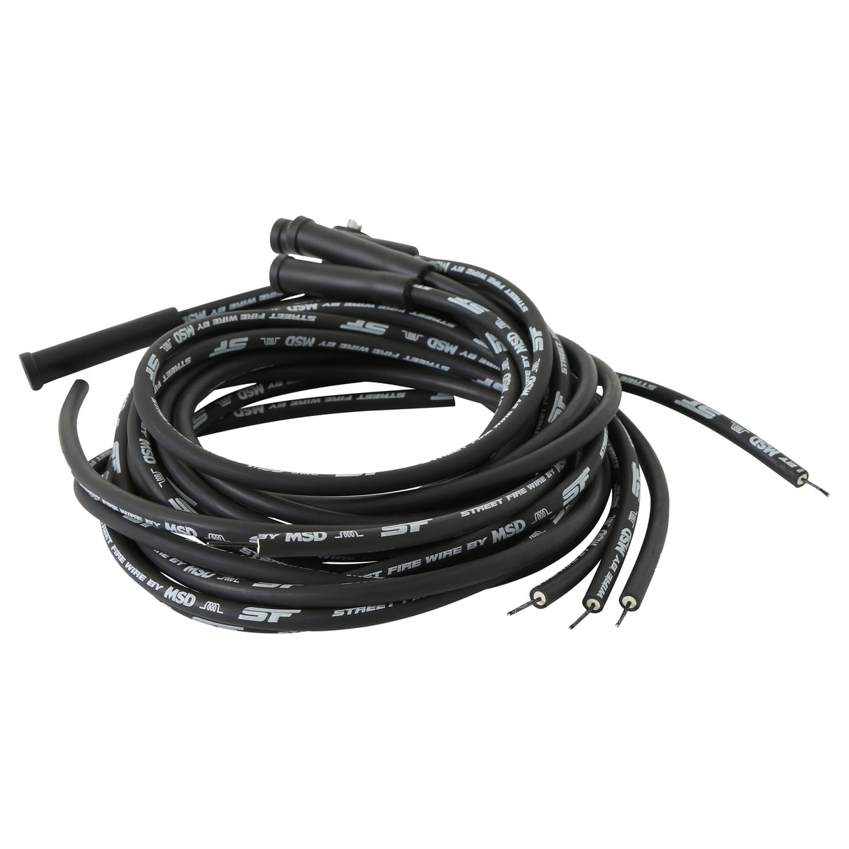 MSD Street-Fire Wire Set V8 Multi-Angle, Sock/HEI Univ - 5551