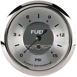Classic Instruments All American 2-5/8" Fuel Pressure Gauge (15 PSI) - AW345SRC