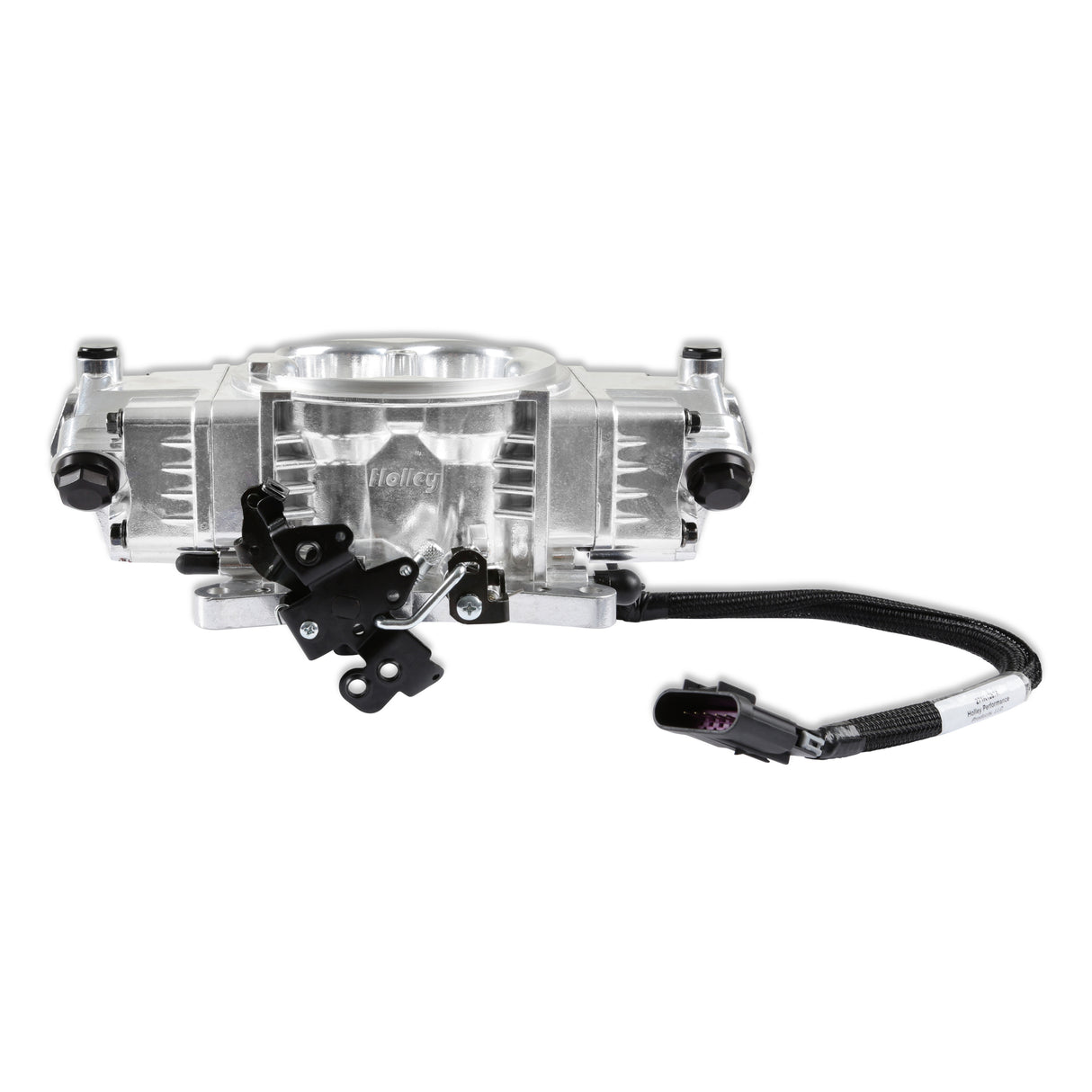 Holley 550-1074 EFI Terminator X Stealth 4150 2x4 - Shiny