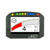 AEM CD-5FLG Carbon Flat Panel Logging Display with Internal GPS - 30-5603F