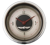 Classic Instruments All American Nickel 2-1/8" Clock - AN90SHC