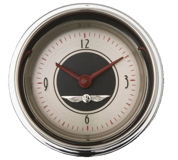 Classic Instruments All American Nickel 2 1/8" Clock - AN90SHC