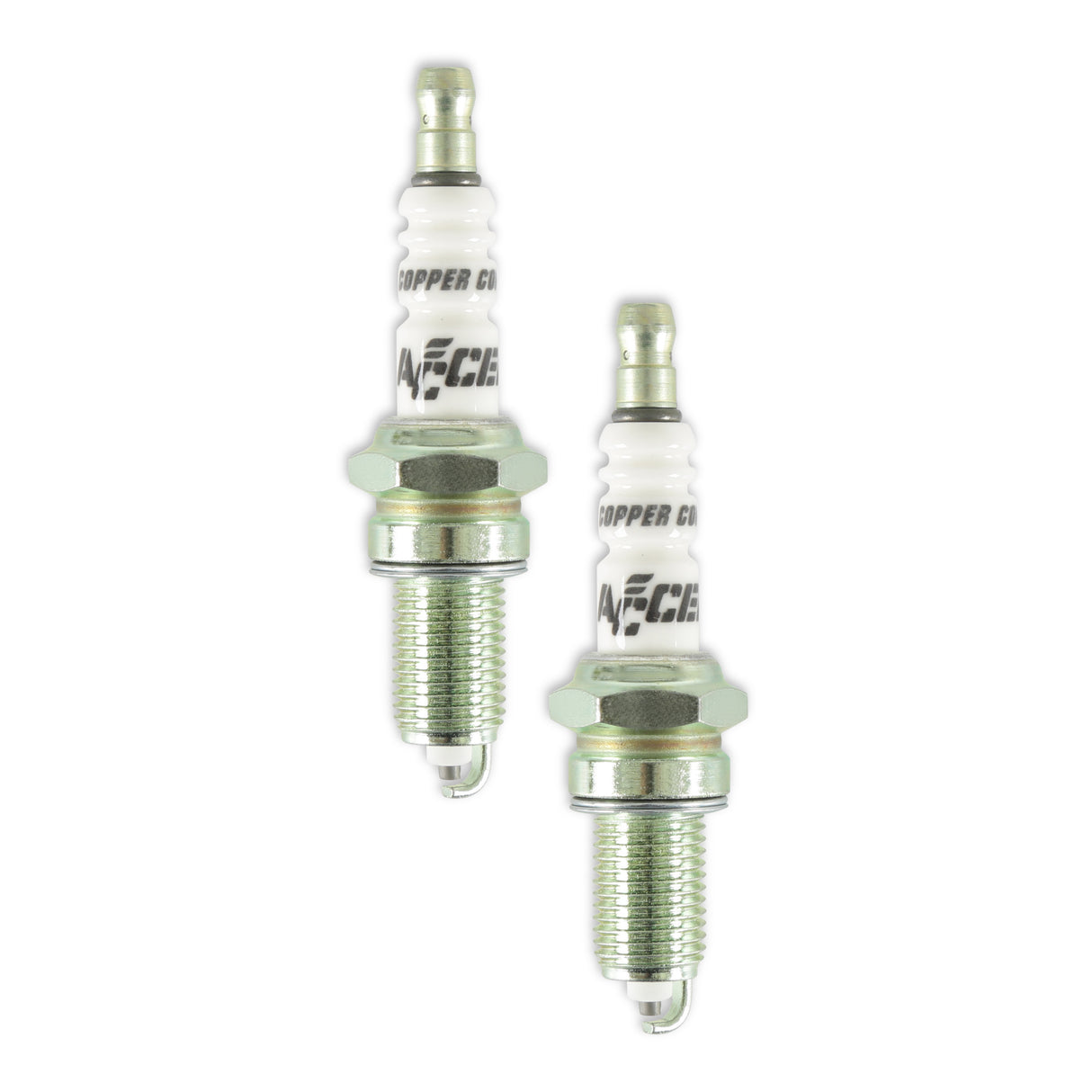 ACCEL Spark Plugs - Copper Core - Twin Cam - .040" Gap - 2 Pack - 2418