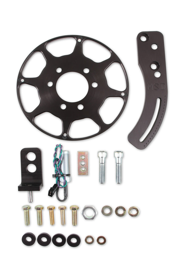 MSD Crank Trigger Wheel Kit - Flying Magnet - BBC - 8 in. - 86203