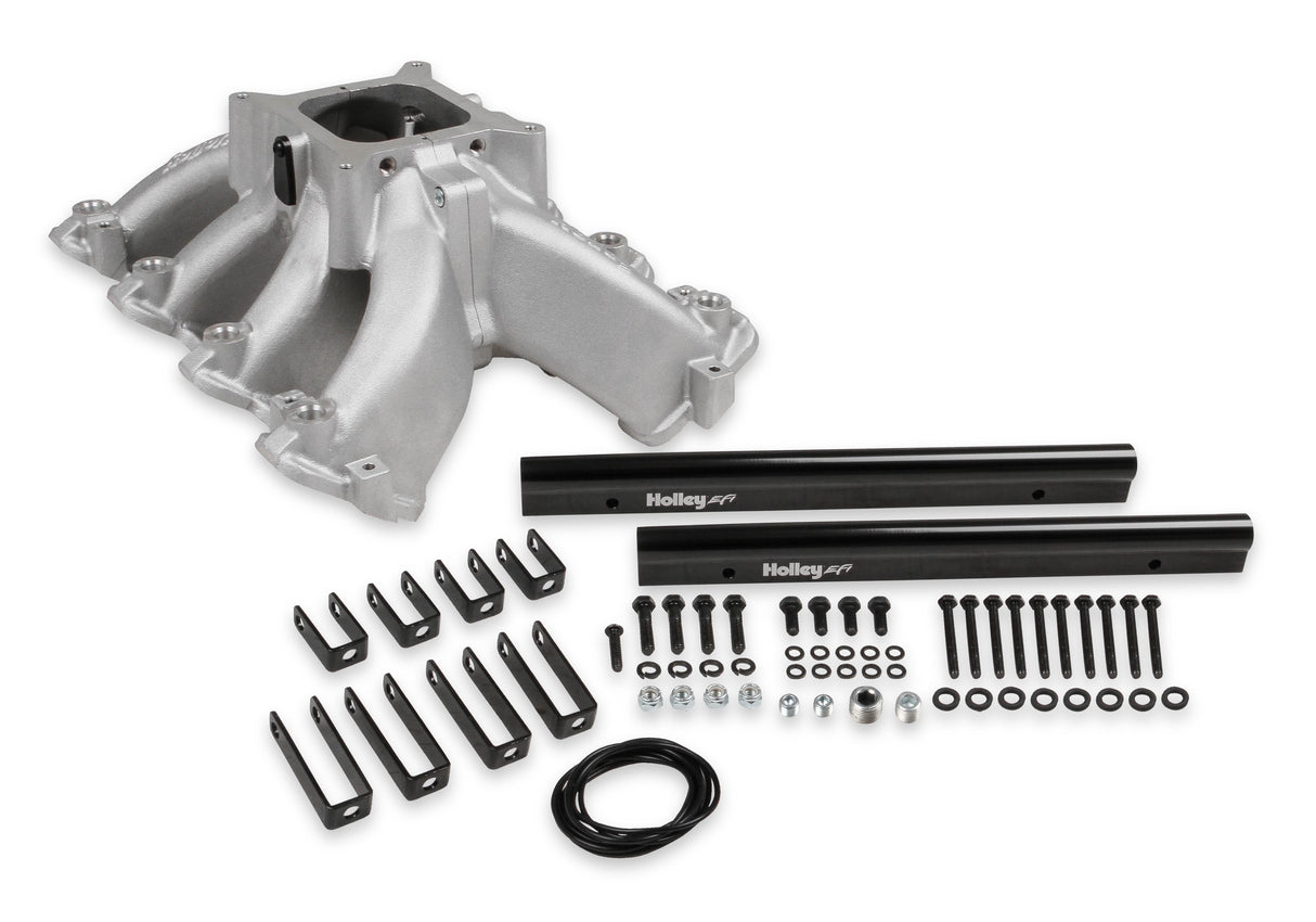 Holley 300-255 Single Plane EFI Split-Design Race Intake Manifold- GM LS1/LS2/LS6