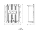 B&M Hi-Tek Deep Transmission Pan - Aluminum - 50281