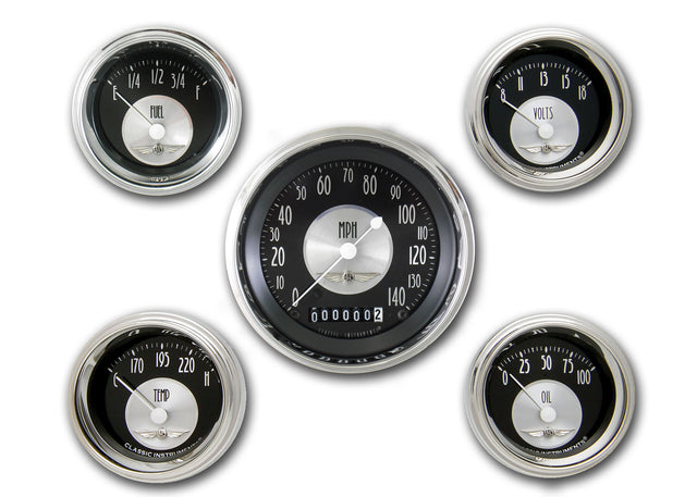 Classic Instruments All American Tradition 5 Gauge Set - AT00SHC