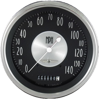 Classic Instruments All American Tradition 4-5/8" Speedometer Gauge - AT56SLC