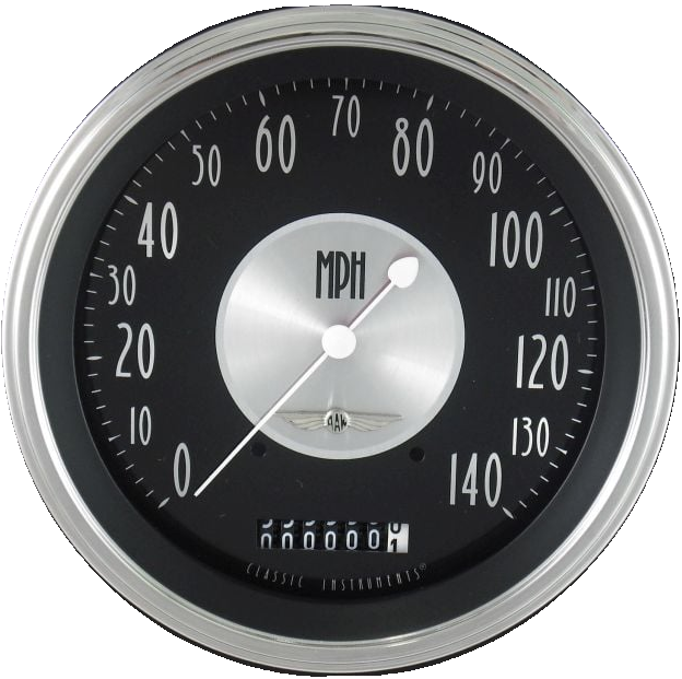 Classic Instruments All American Tradition 4 5/8" Speedometer - AT56SLC
