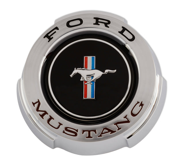 Scott Drake Concours Chrome Gas Cap with Running Pony - C5ZZ-9030-B
