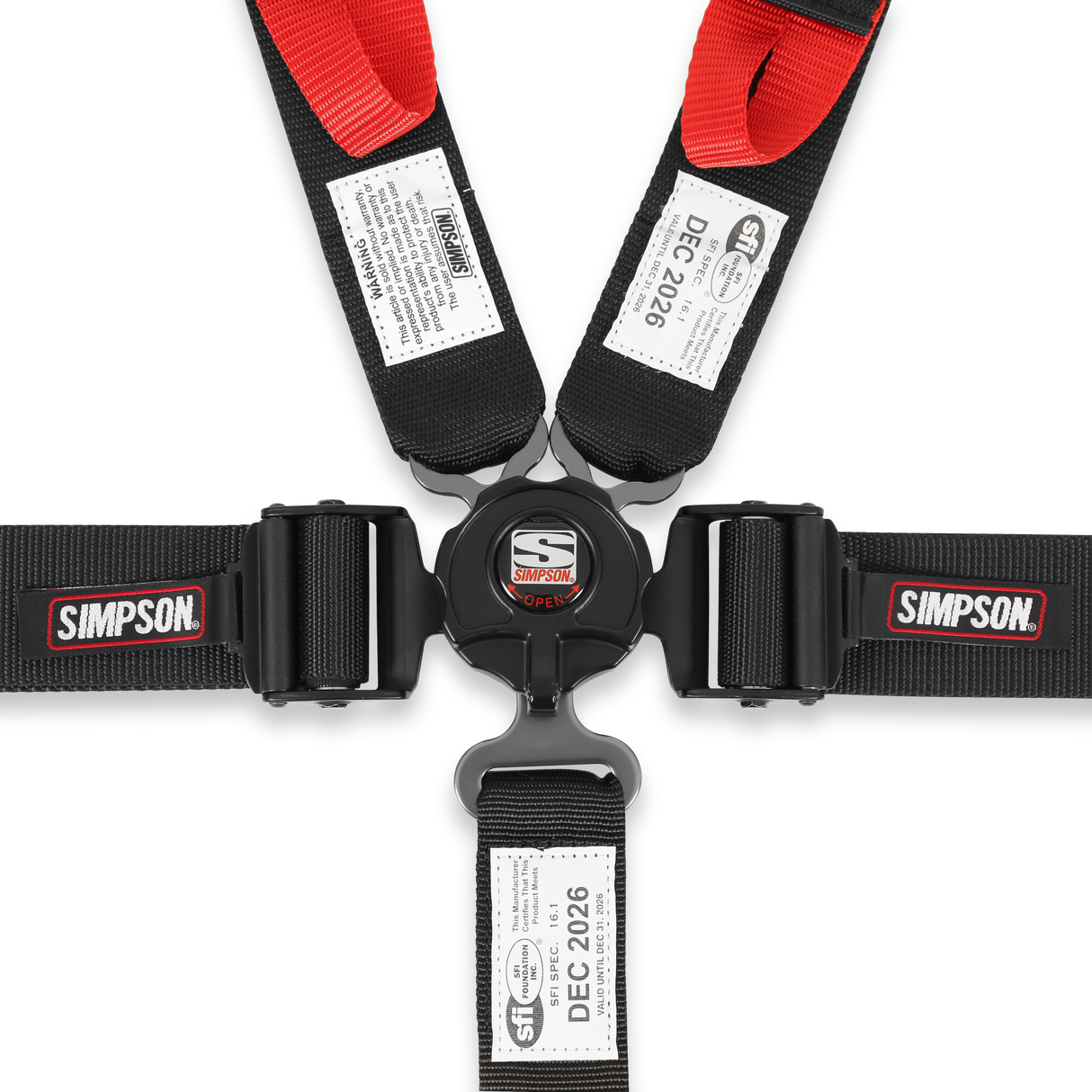 Simpson CAMFX 5PT 2x2" Harness with Pads - 1CFXD52KB+P