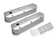 Holley 890012 Sniper Valve Cover - Fabricated Aluminum - Ford Small Block - Natural Anodized