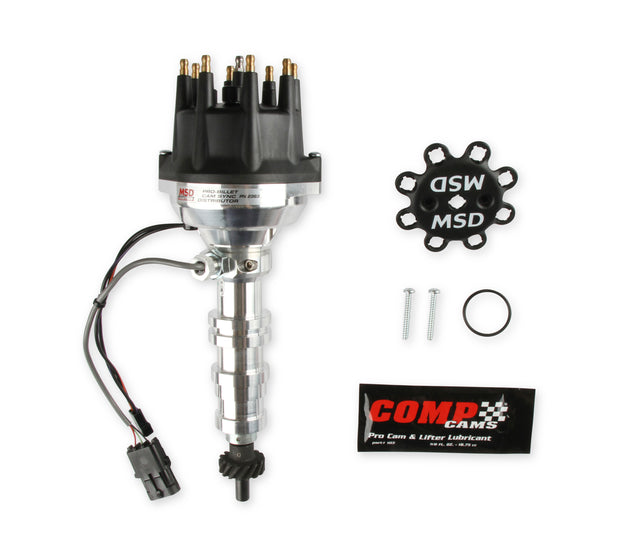 MSD Pro-Billet Cam Sync Distributor, Ford FE, Steel gear - 2363