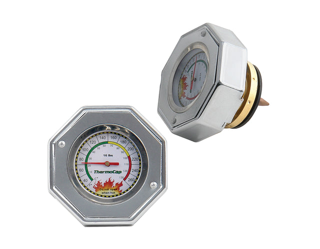 Mr Gasket Thermocap - 16 PSI - Silver - 2471S