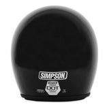 Simpson Motorcycle Chopper Helmet - Black XL - CHOP2XL