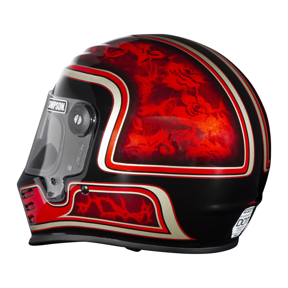Simpson Motorcycle Outlaw Bandit 3.0 Helmet - Schultz Designs 2026 - Small - OB3SD26SM