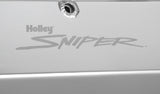 Holley 890013 Sniper Valve Cover - Fabricated Aluminum - Ford Small Block - Tall - Anodized