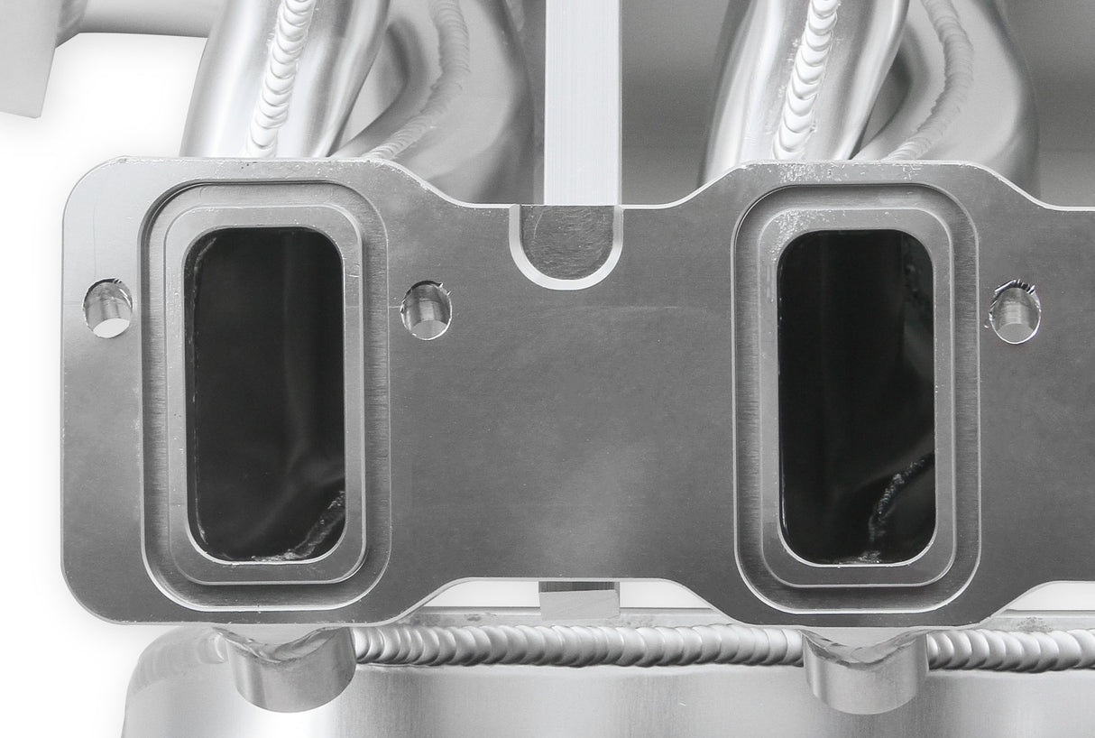 Holley 822201 Sniper EFI Fabricated Intake Manifold Dual Plenum 92mm LS3/L92, Rail Kit - Slvr