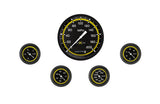 Classic Instruments AutoCross Yellow Five Gauge Set 154 - AX154YBLF