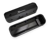 Holley 890002B Sniper Valve Cover - Fabricated Aluminum - BBC - Black