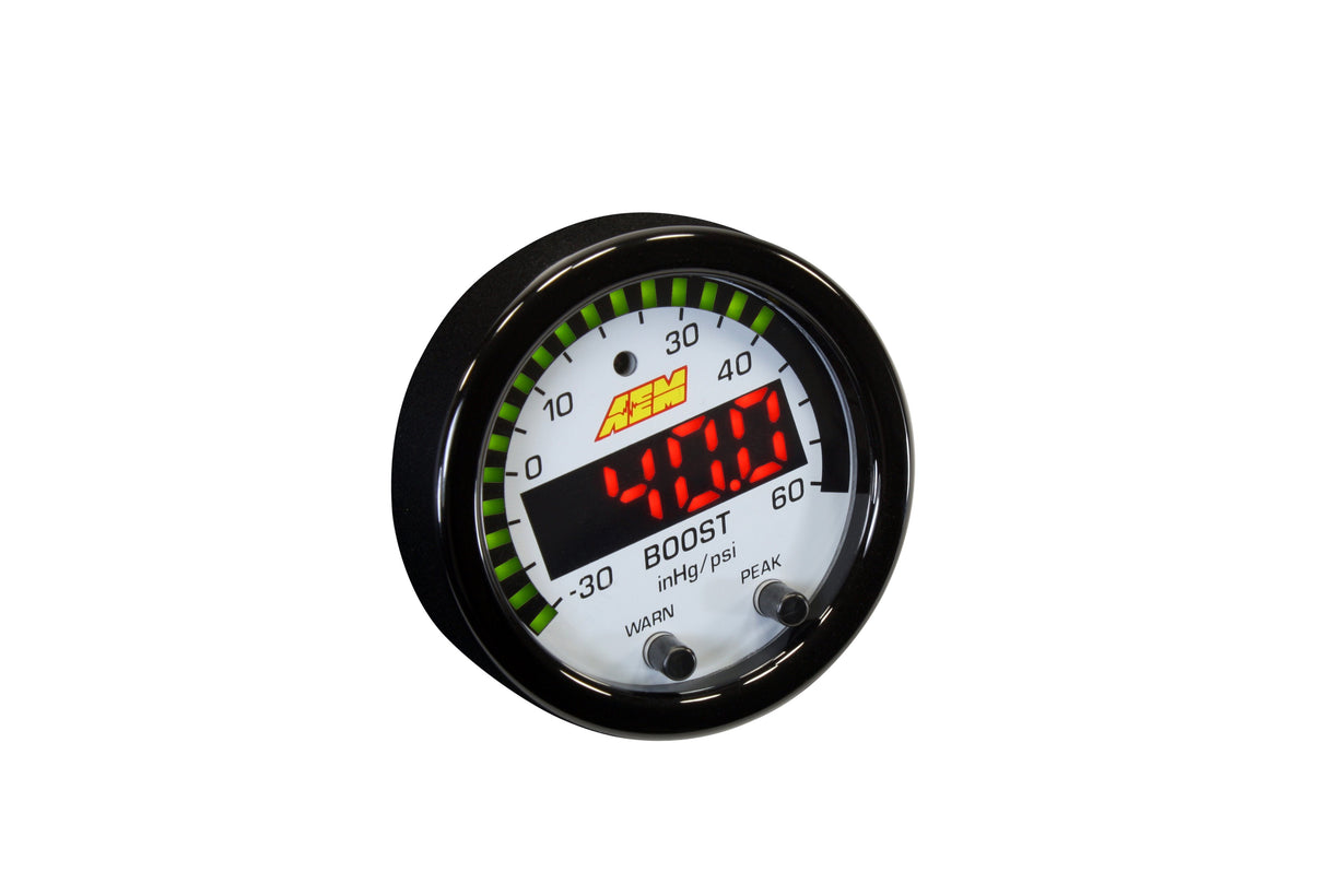 AEM X-Series Boost Pressure Gauge Kit - 30-0308