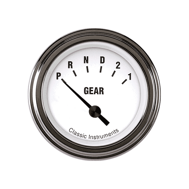 Classic Instruments WHITE HOT 2IN GEAR SELECT FRD/GM - WH07SLC