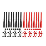 MSD Dual Plug Hemi Wire Set, Red and Black Super Conductor 8.5mm - 31559
