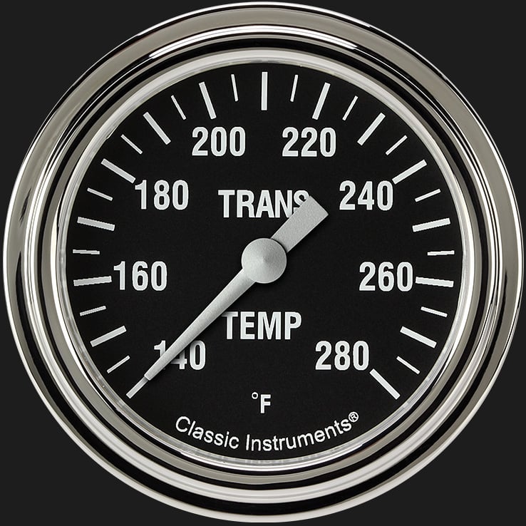 Classic Instruments Hot Rod 2 5/8" Transmission Temperature Gauge - HR327SLF