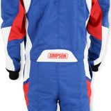 Simpson AIRSPEED SUIT Blue/Red/White XL - AS04421