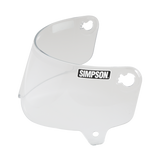 Simpson Motorcycle Outlaw Bandit Helmet Replacement Shield - Clear - M/XXL - 89200MBC