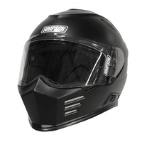 Simpson Motorcycle Ghost Bandit Helmet - Flat Black - Extra Large - GBDXL3