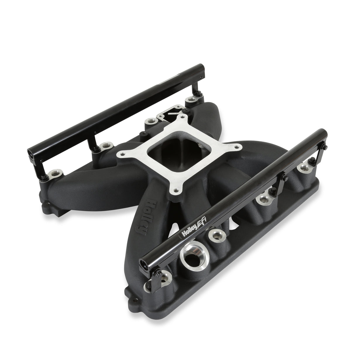 Holley 300-930BK Single plane intake manifold for Gen III Hemi, EFI Black
